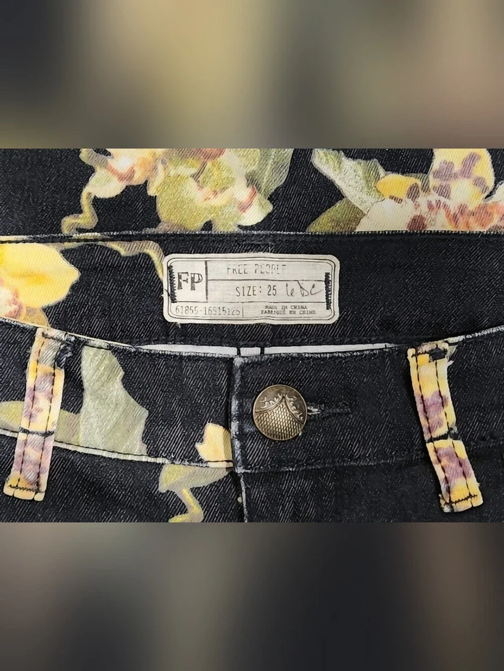 Free People Miami Night Combo Floral Sz 25 Short (29